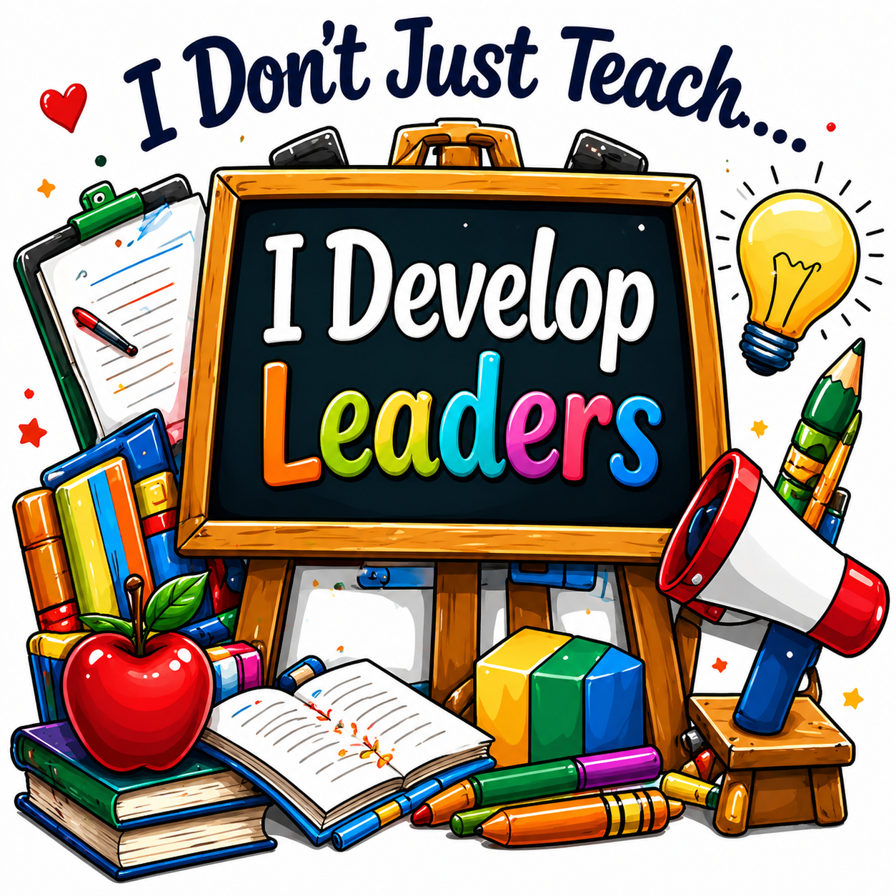I Don’t Just Teach, I Develop Leaders Tee